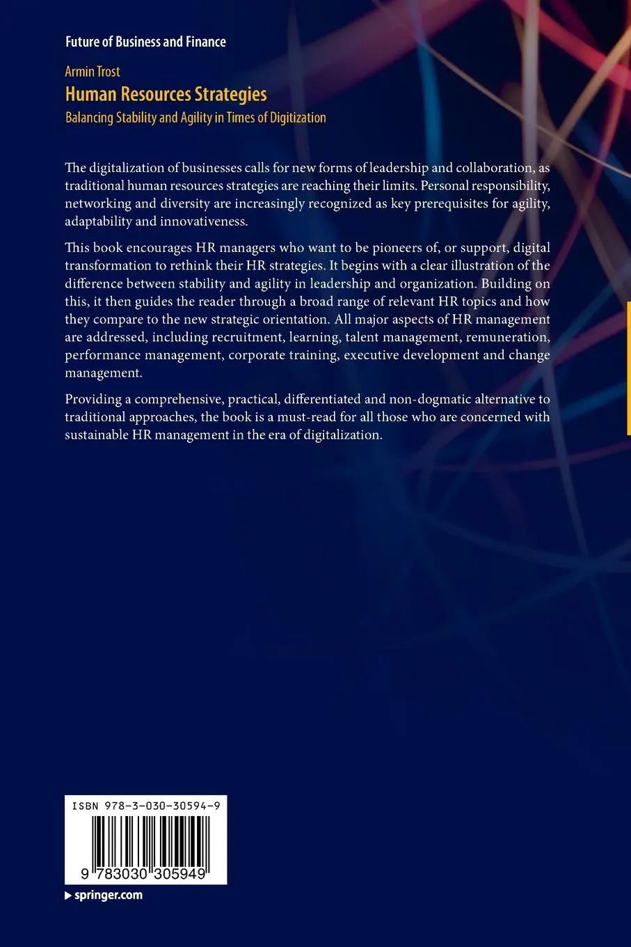 Rückseite: 9783030305949 | Human Resources Strategies | Armin Trost | Taschenbuch | XXI | 2020