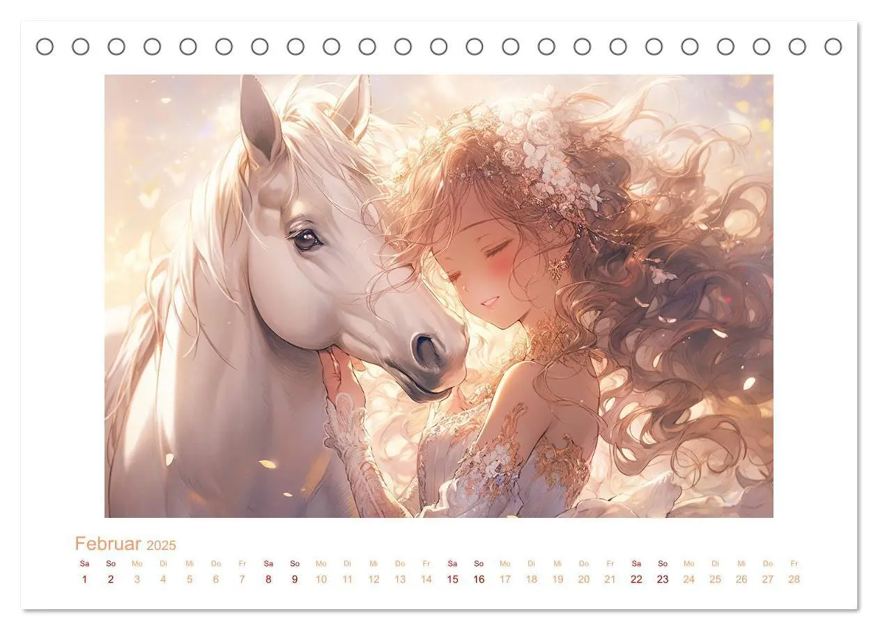 Bild: 9783383845949 | Der Mädchen-Kalender (Tischkalender 2025 DIN A5 quer), CALVENDO...