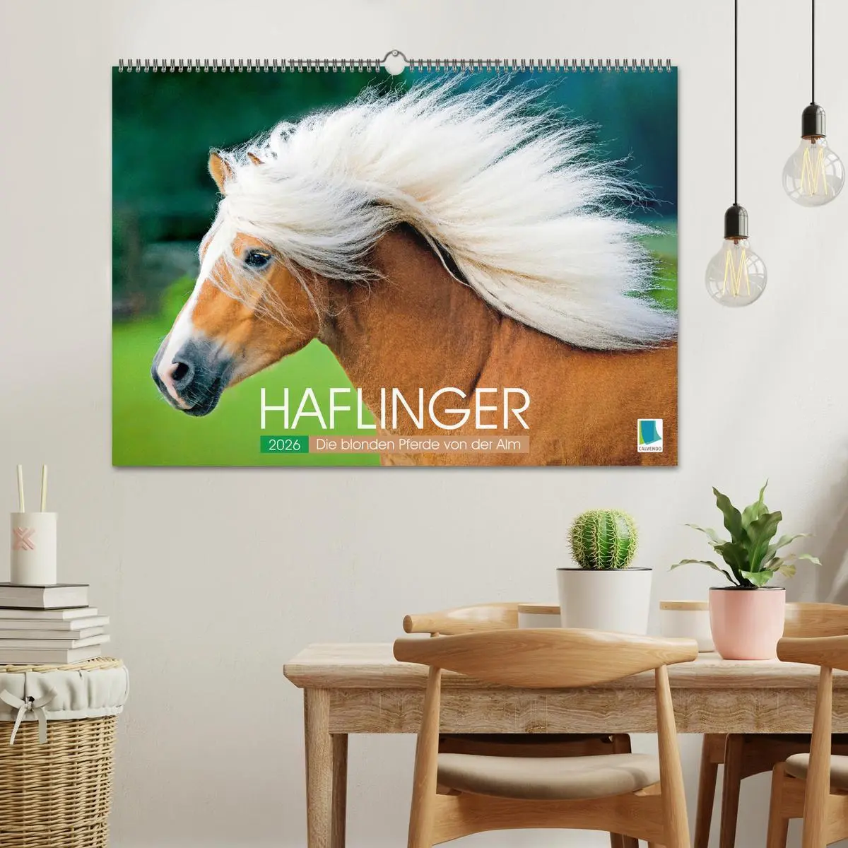 Bild: 9783457265949 | Haflinger: Die blonden Pferde von der Alm (Wandkalender 2026 DIN A2...