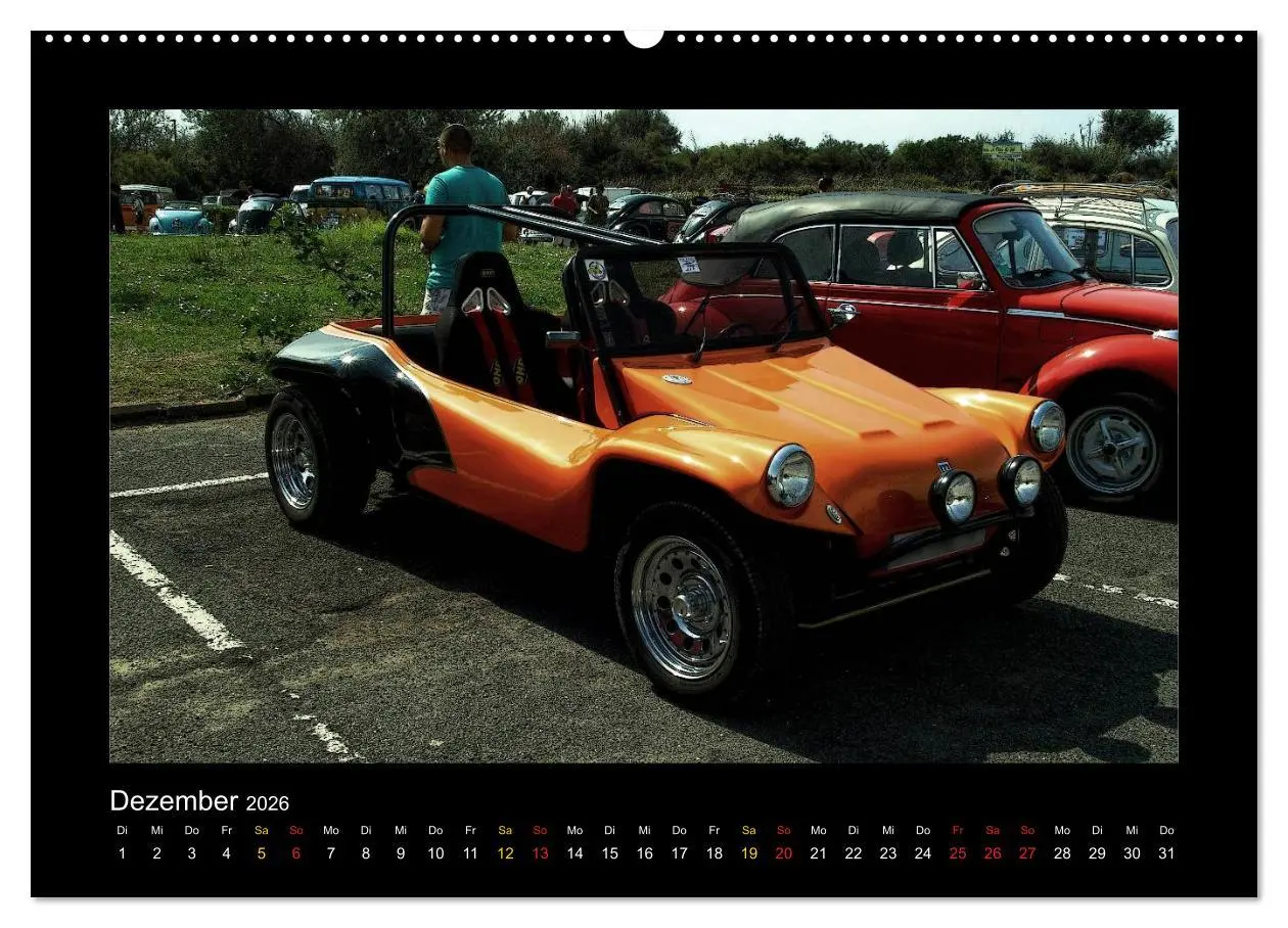 Bild: 9783516045949 | Buggys - die Kultautos der 80er (Wandkalender 2026 DIN A2 quer),...