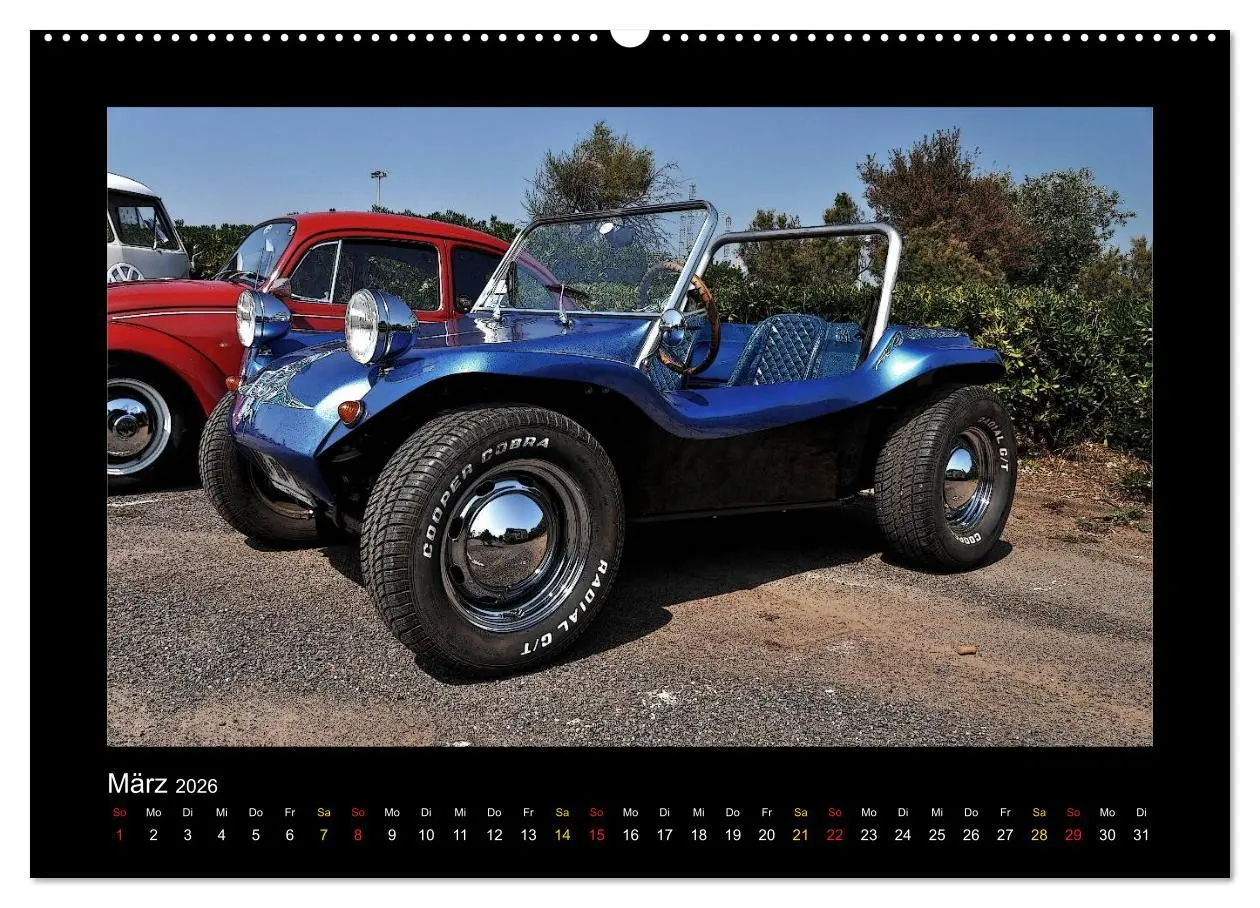 Bild: 9783516045949 | Buggys - die Kultautos der 80er (Wandkalender 2026 DIN A2 quer),...