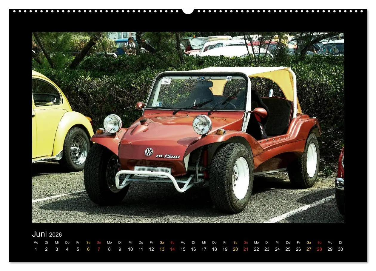 Bild: 9783516045949 | Buggys - die Kultautos der 80er (Wandkalender 2026 DIN A2 quer),...