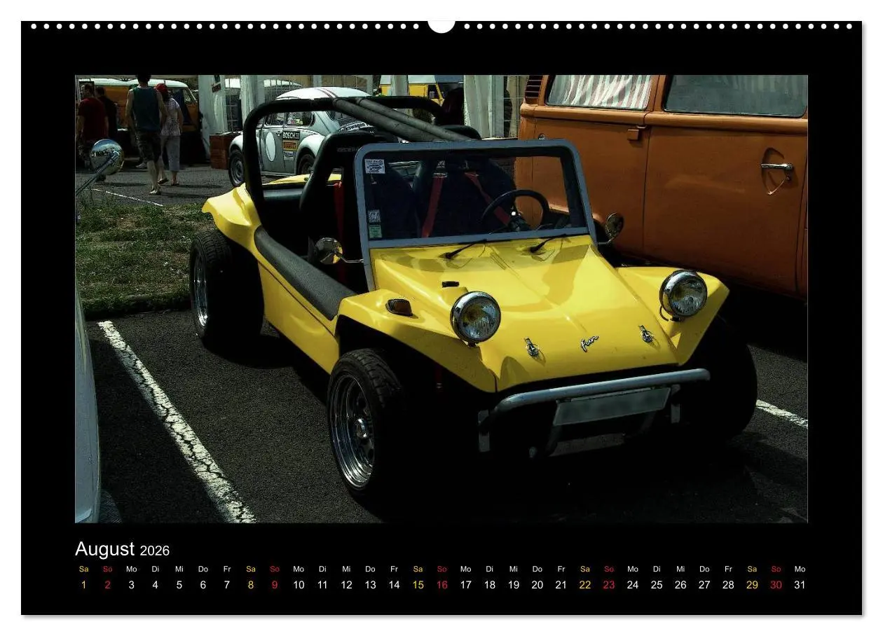 Bild: 9783516045949 | Buggys - die Kultautos der 80er (Wandkalender 2026 DIN A2 quer),...