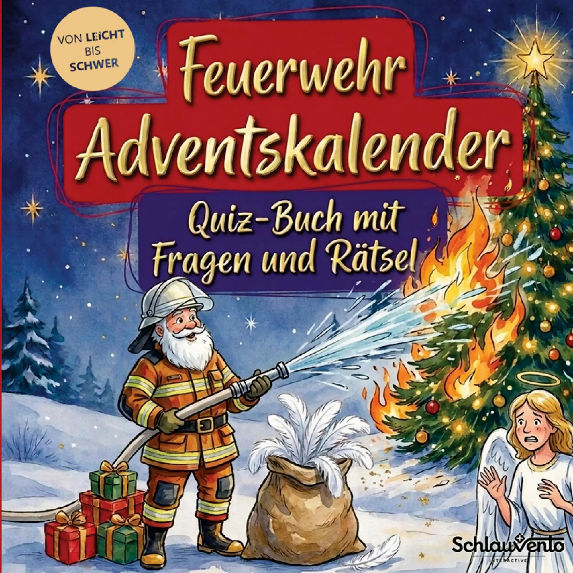 Cover: 9783693195949 | Feuerwehr-Adventskalender: Quiz-Buch mit Fragen und Rätsel | Buch