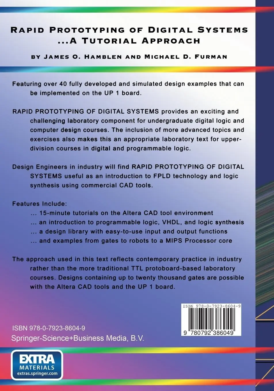 Rückseite: 9780792386049 | Rapid Prototyping of Digital Systems | Michael D. Furman (u. a.) | xv