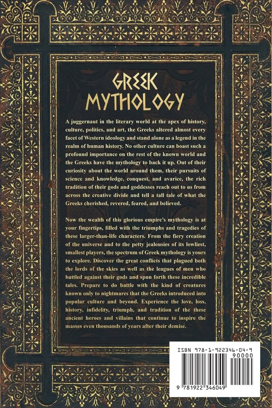 Rückseite: 9781922346049 | Greek Mythology | Adrian Myron | Taschenbuch | Englisch | 2019