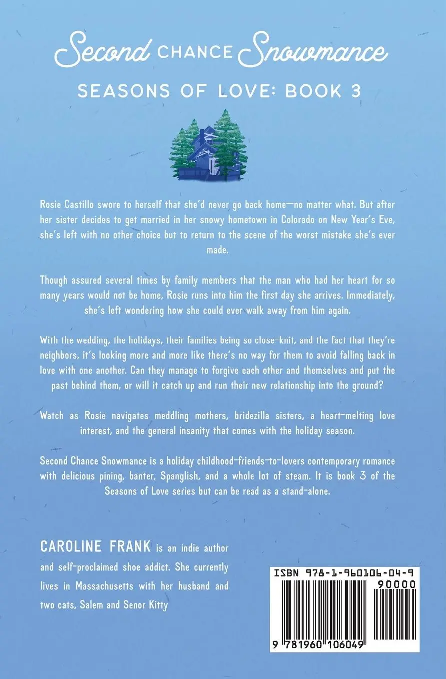 Rückseite: 9781960106049 | Second Chance Snowmance | Caroline Frank | Taschenbuch | Englisch