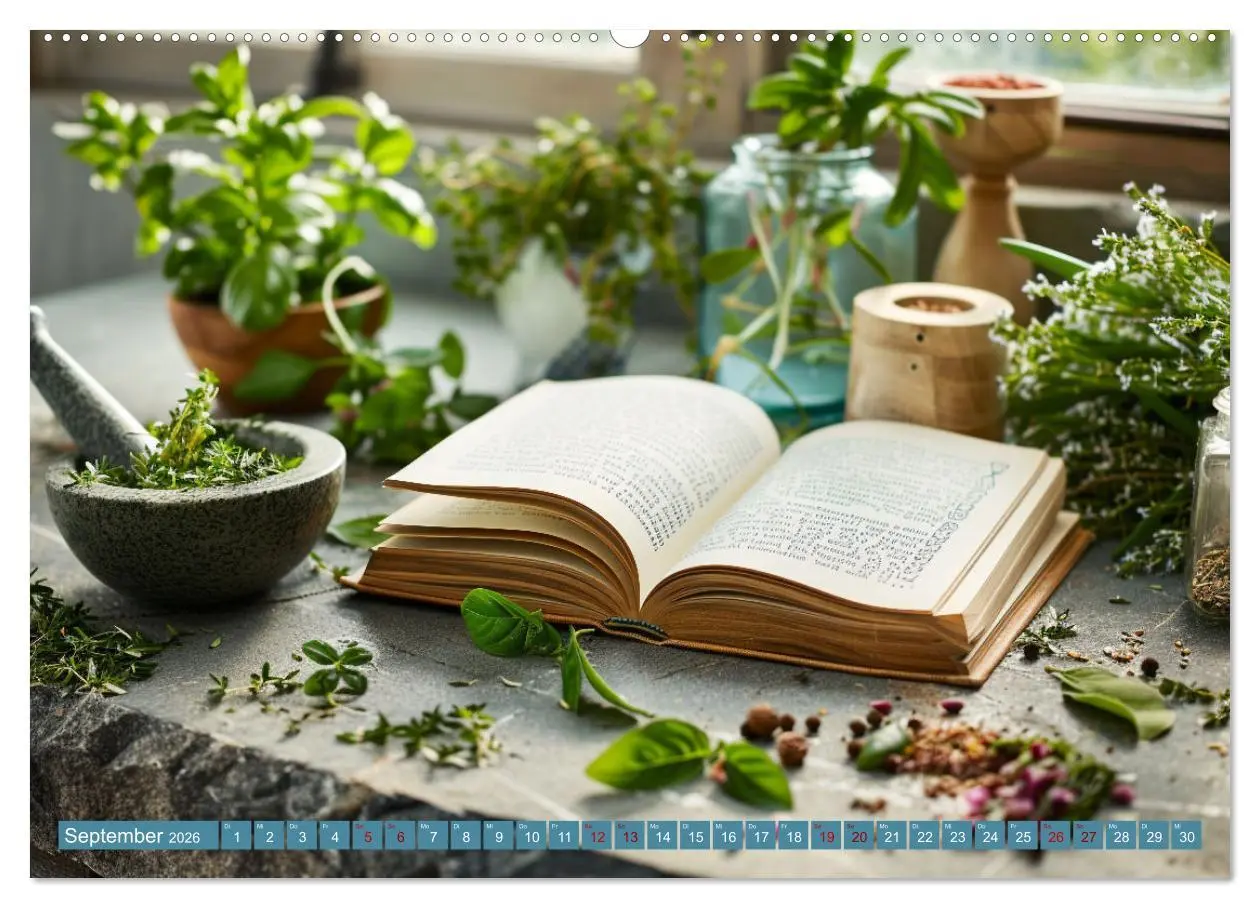 Bild: 9783457396049 | Heilung aus der Natur (Wandkalender 2026 DIN A2 quer), CALVENDO...