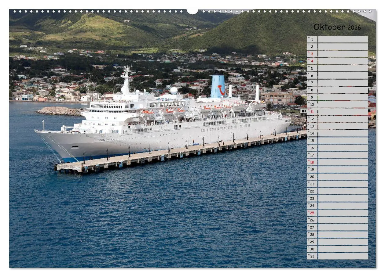 Bild: 9783457776049 | Riesen der Meere - Kreuzfahrtschiffe Geburtstagskalender...