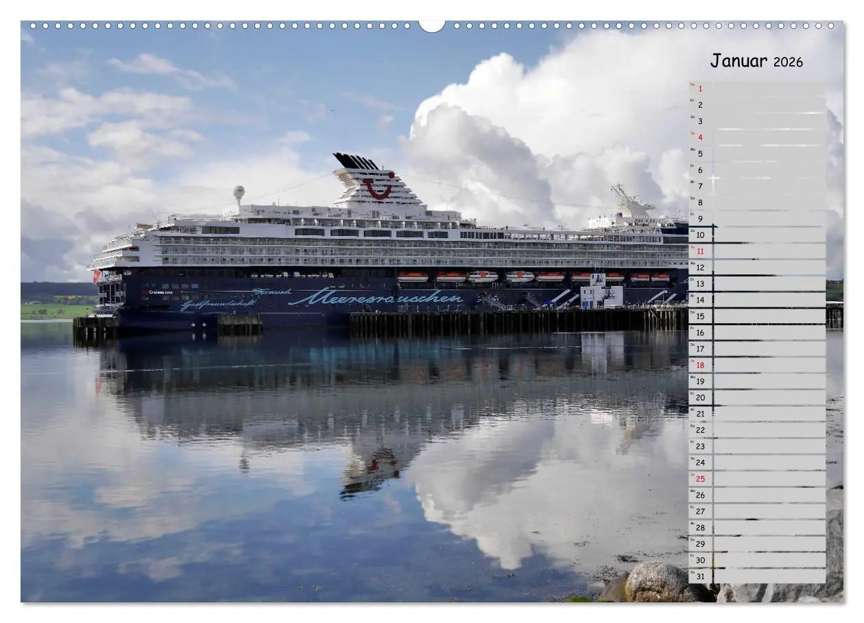 Bild: 9783457776049 | Riesen der Meere - Kreuzfahrtschiffe Geburtstagskalender...