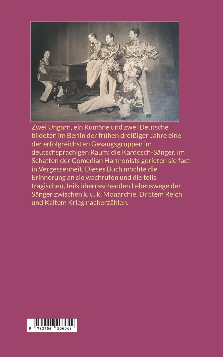 Rückseite: 9783756206049 | Herr Kardosch und seine Sänger | Martina Wunsch | Taschenbuch | 430 S.