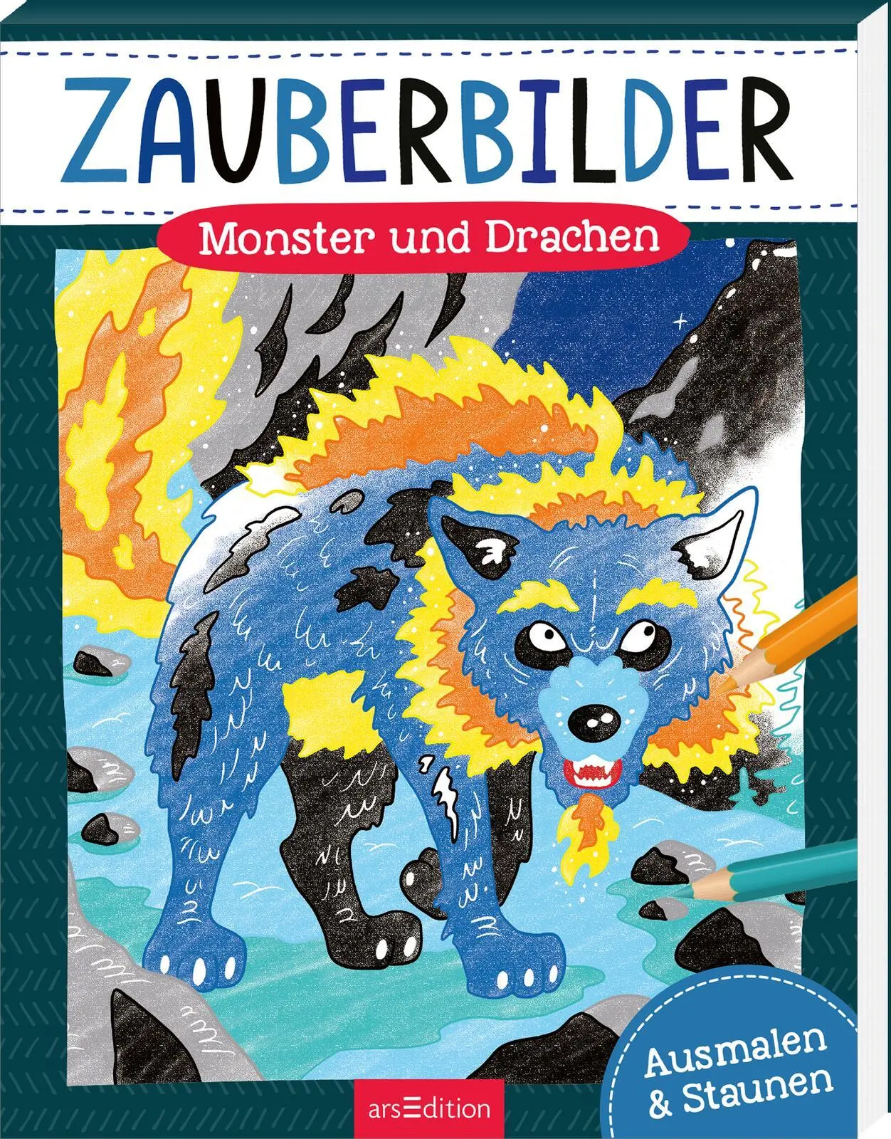 Cover: 9783845856049 | Zauberbilder - Monster und Drachen | Ausmalen &amp; Staunen | Coenen