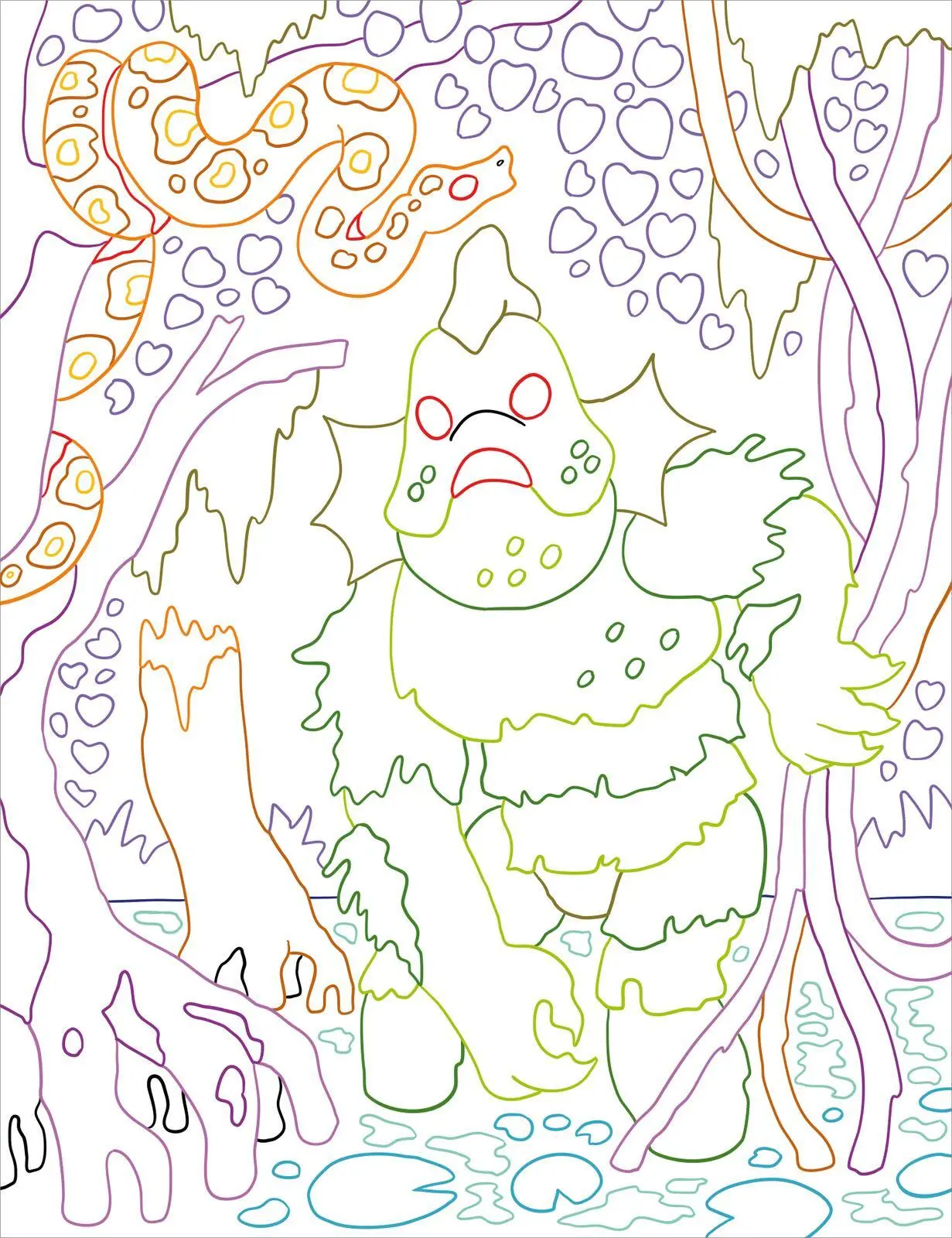Bild: 9783845856049 | Zauberbilder - Monster und Drachen | Ausmalen &amp; Staunen | Coenen