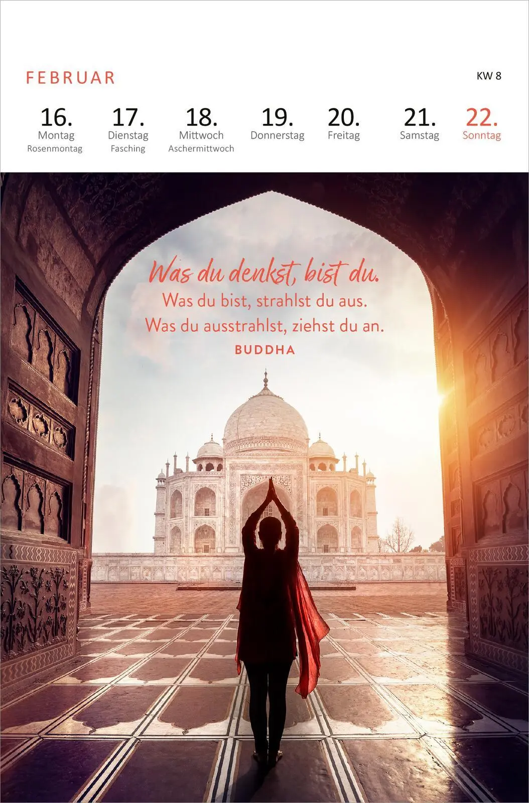 Bild: 4014489136149 | Wochenkalender Yogaglück 2026 | Good vibes only | Kalender | 27 S.