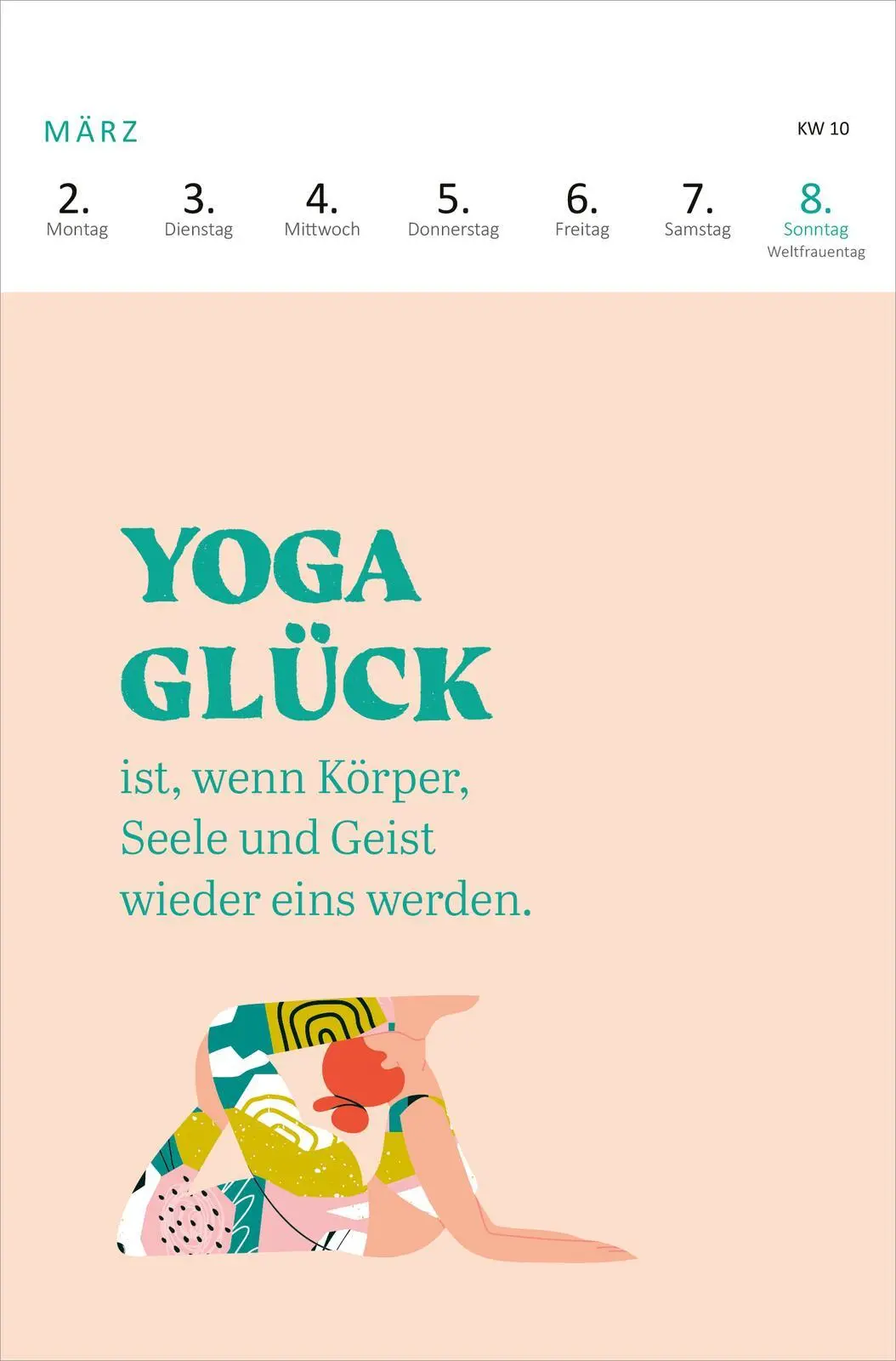 Bild: 4014489136149 | Wochenkalender Yogaglück 2026 | Good vibes only | Kalender | 27 S.