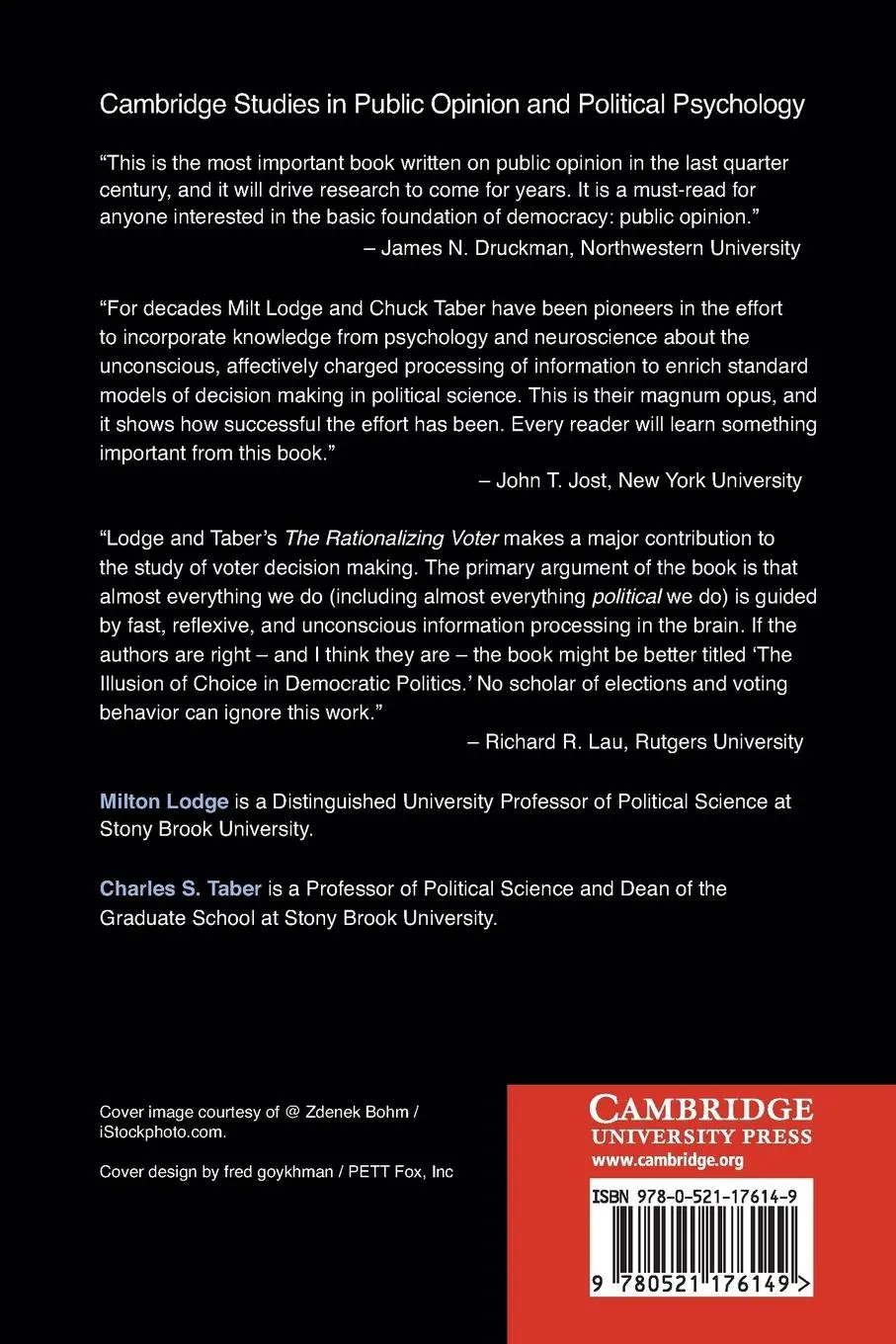 Rückseite: 9780521176149 | The Rationalizing Voter | Milton Lodge (u. a.) | Taschenbuch | 2013