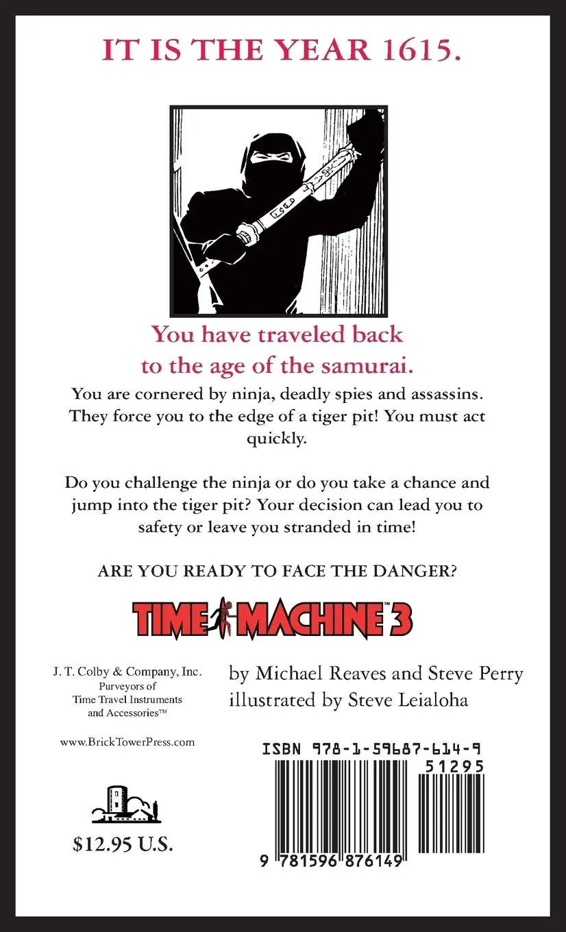 Rückseite: 9781596876149 | Time Machine 3 | Sword of the Samurai | Michael Reaves | Taschenbuch