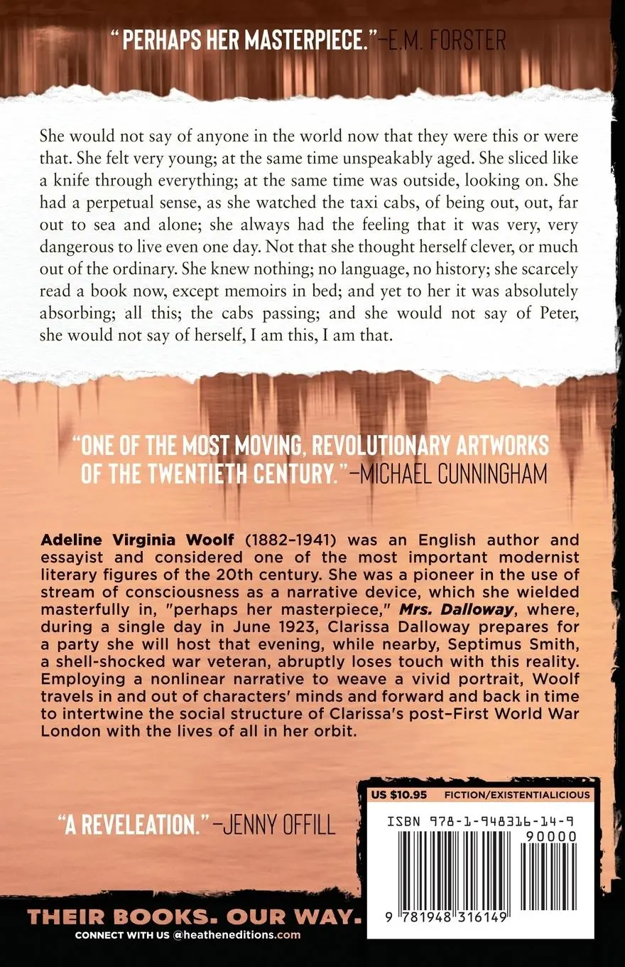 Rückseite: 9781948316149 | Mrs. Dalloway (Heathen Edition) | Virginia Woolf | Taschenbuch | 2021