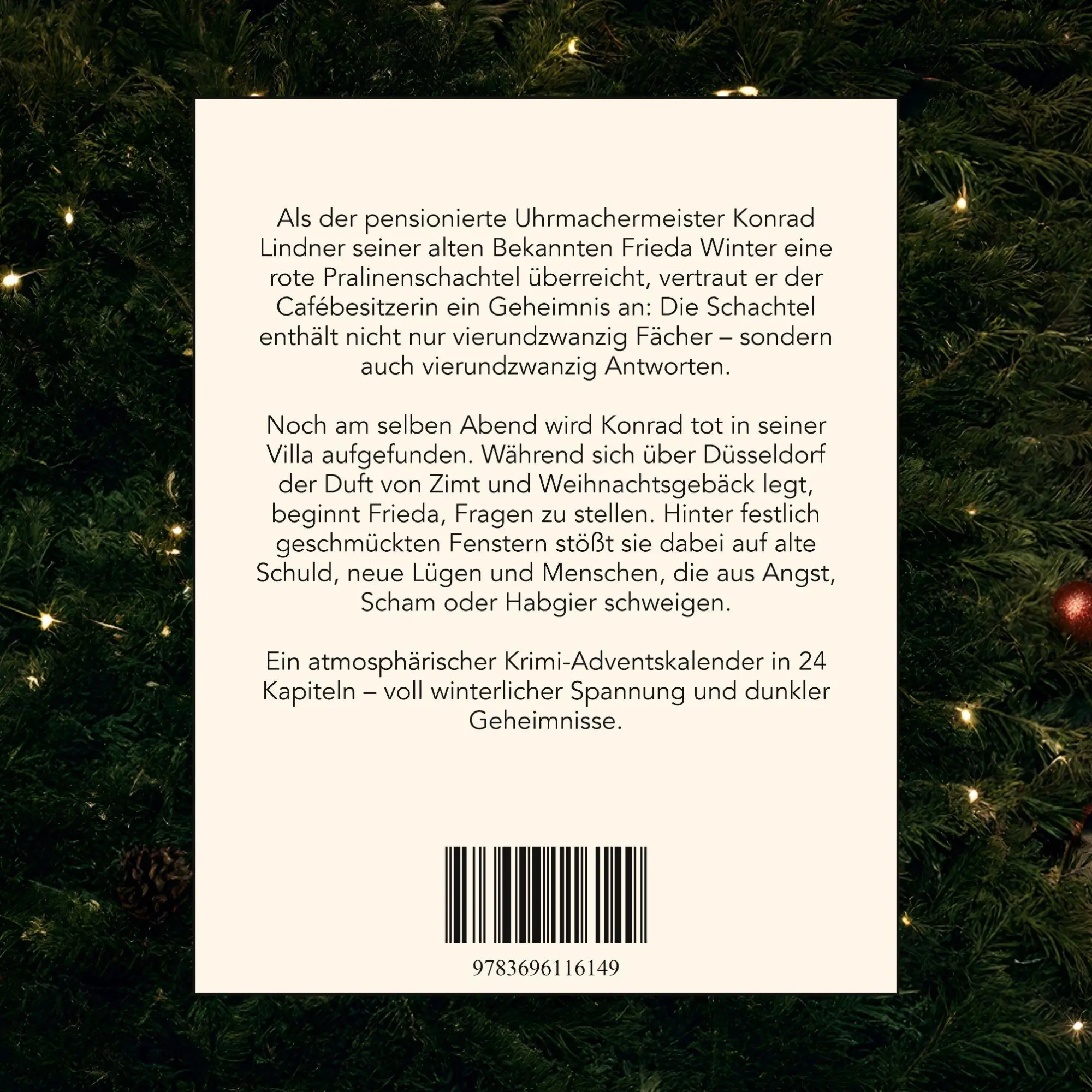 Rückseite: 9783696116149 | Mord in Düsseldorf | Der Krimi-Adventskalender in 24 Akten | Krüger