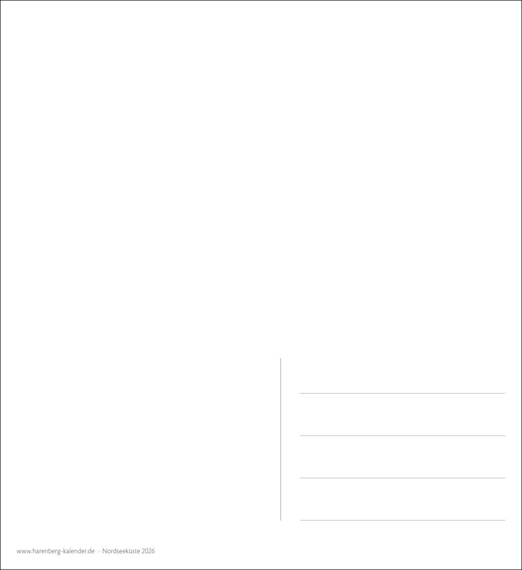 Bild: 9783840036149 | Nordseeküste Sehnsuchtskalender 2026 - Wochenkalender mit 53...