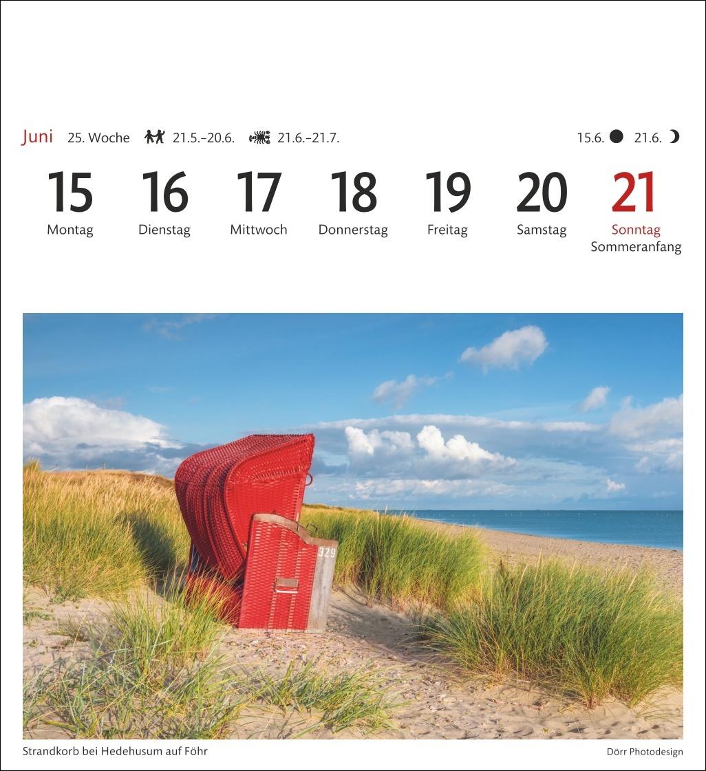 Bild: 9783840036149 | Nordseeküste Sehnsuchtskalender 2026 - Wochenkalender mit 53...