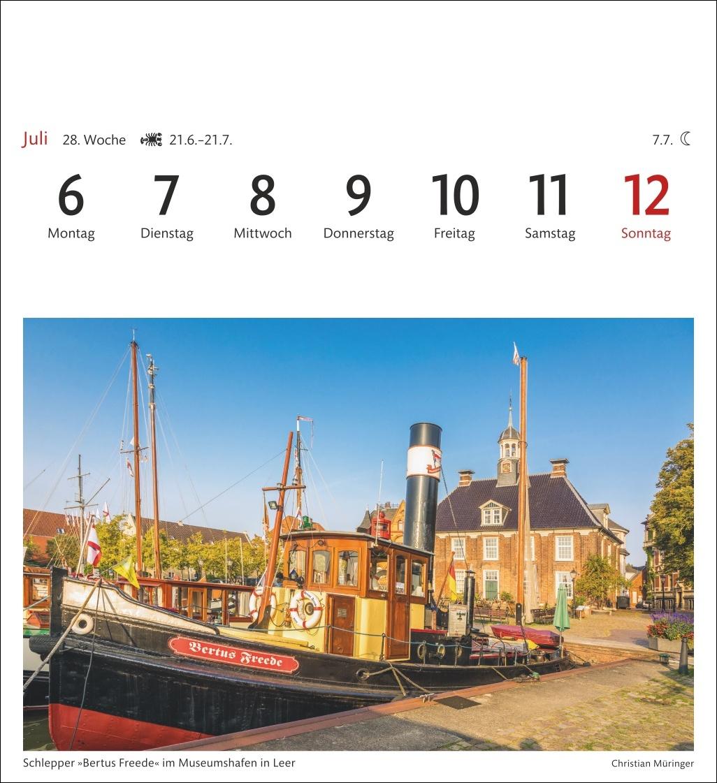 Bild: 9783840036149 | Nordseeküste Sehnsuchtskalender 2026 - Wochenkalender mit 53...