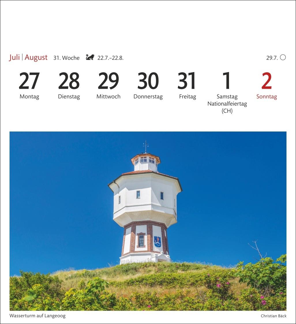 Bild: 9783840036149 | Nordseeküste Sehnsuchtskalender 2026 - Wochenkalender mit 53...