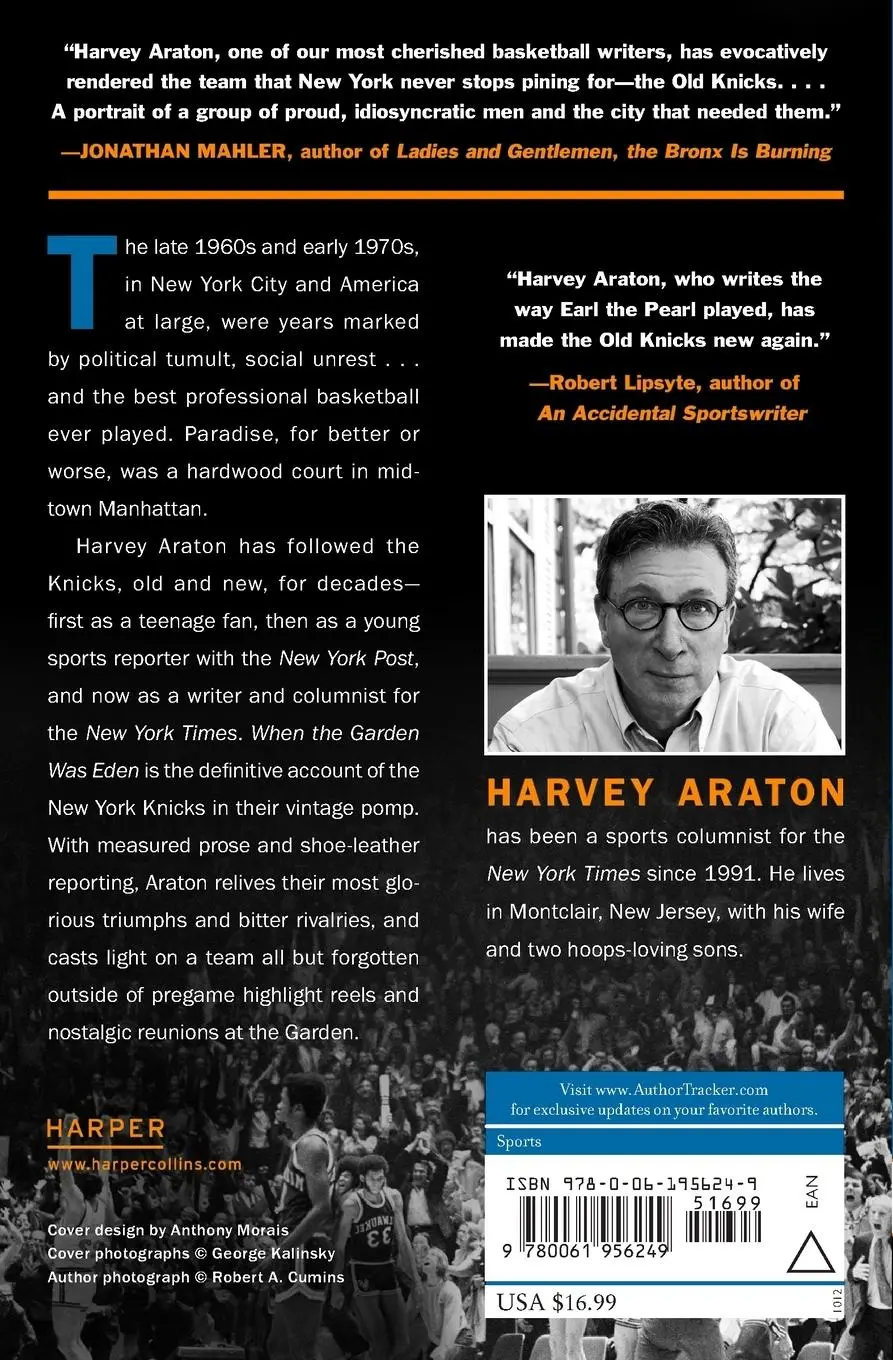 Rückseite: 9780061956249 | When the Garden Was Eden | Harvey Araton | Taschenbuch | Englisch