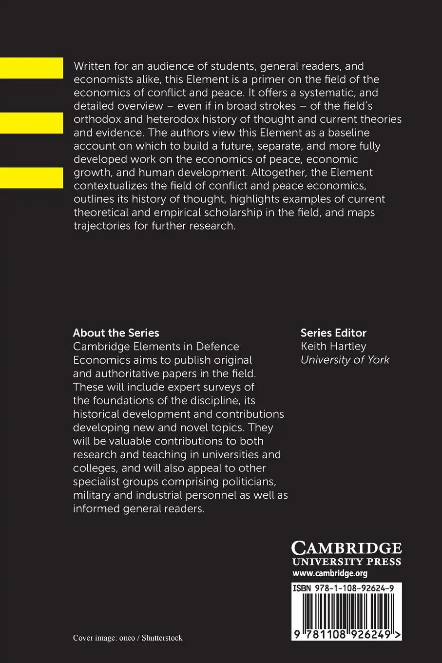 Rückseite: 9781108926249 | The Economics of Conflict and Peace | Shikha Basnet Silwal (u. a.)