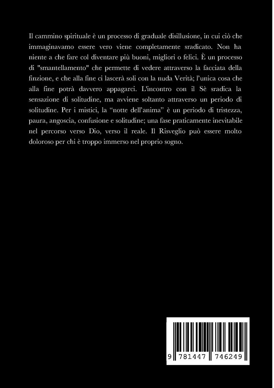 Rückseite: 9781447746249 | La Notte Oscura Dell'Anima | La Tua Luce Brillerà Nelle Tenebre | Buch