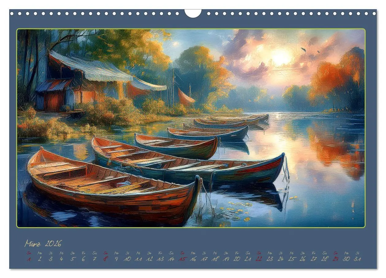 Bild: 9783457376249 | Landschaft romantisch gesehen (Wandkalender 2026 DIN A3 quer),...