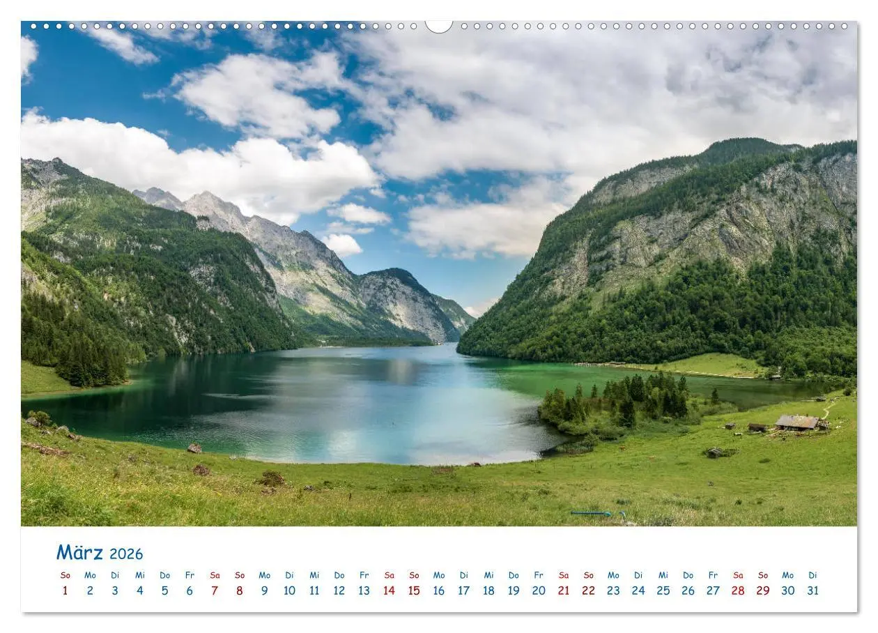 Bild: 9783457756249 | Der Königssee Perle unter dem Watzmann (Wandkalender 2026 DIN A2...