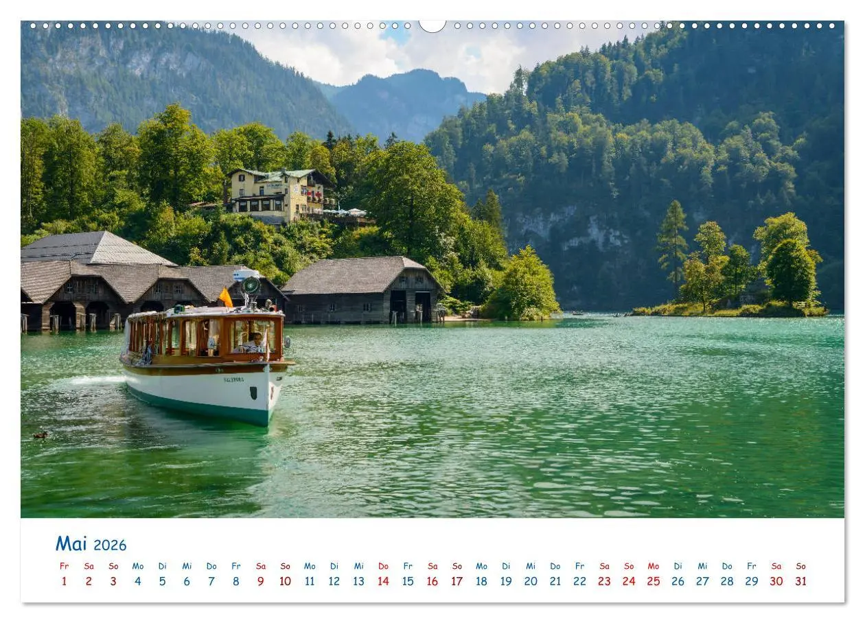 Bild: 9783457756249 | Der Königssee Perle unter dem Watzmann (Wandkalender 2026 DIN A2...