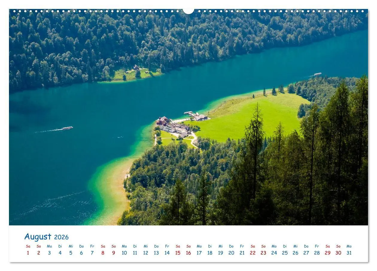 Bild: 9783457756249 | Der Königssee Perle unter dem Watzmann (Wandkalender 2026 DIN A2...