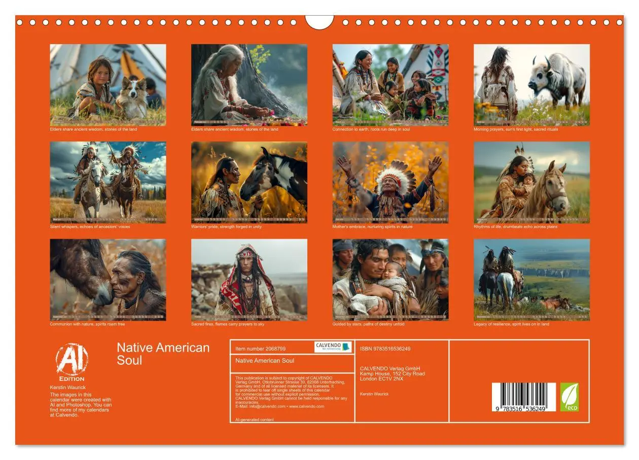 Bild: 9783516536249 | Native American Soul (Wall Calendar 2026 DIN A3 landscape),...
