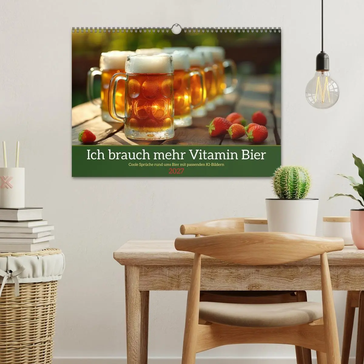 Bild: 9783569176249 | Ich brauch mehr Vitamin Bier (Wandkalender 2027 DIN A3 quer),...
