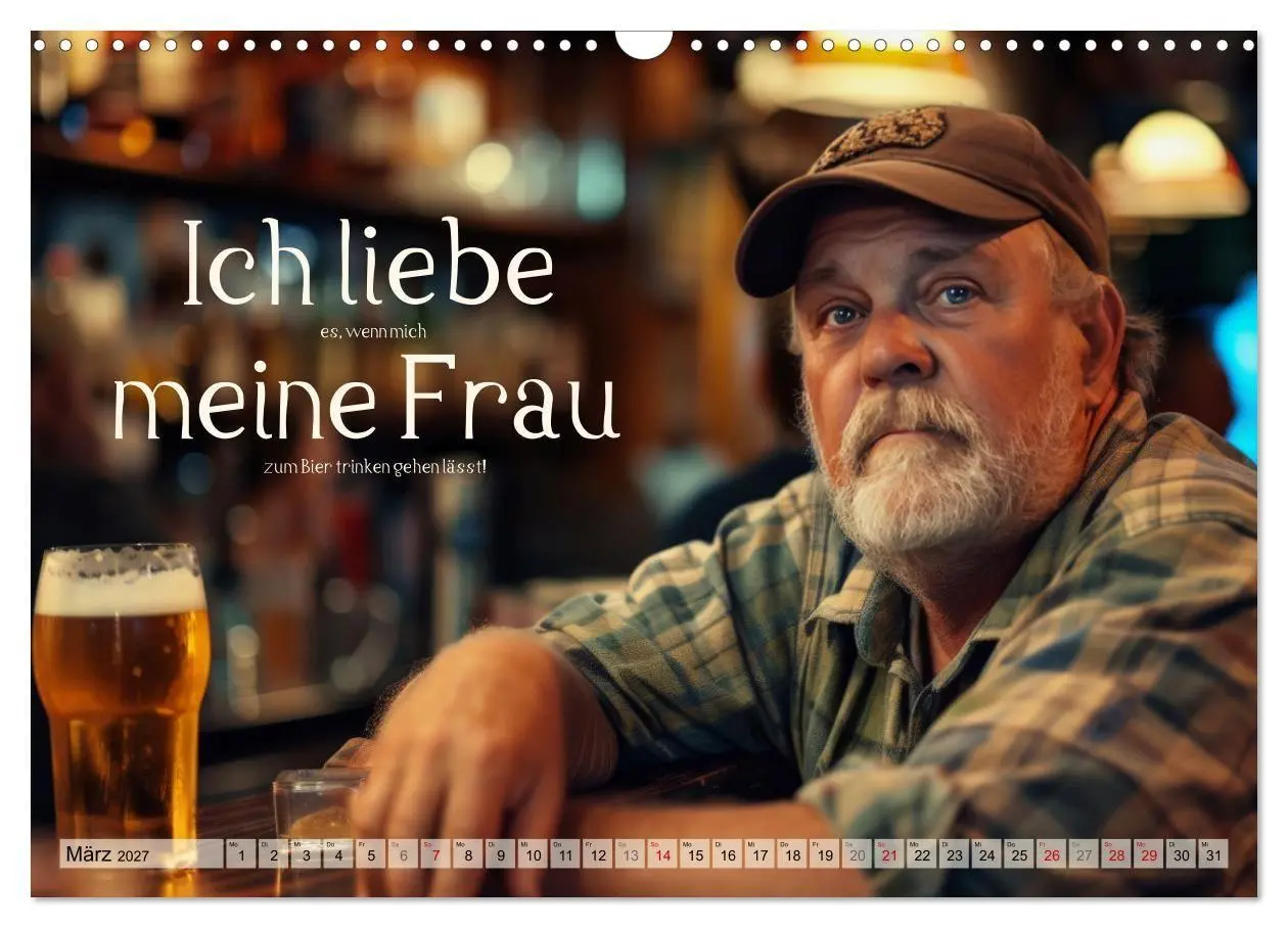 Bild: 9783569176249 | Ich brauch mehr Vitamin Bier (Wandkalender 2027 DIN A3 quer),...