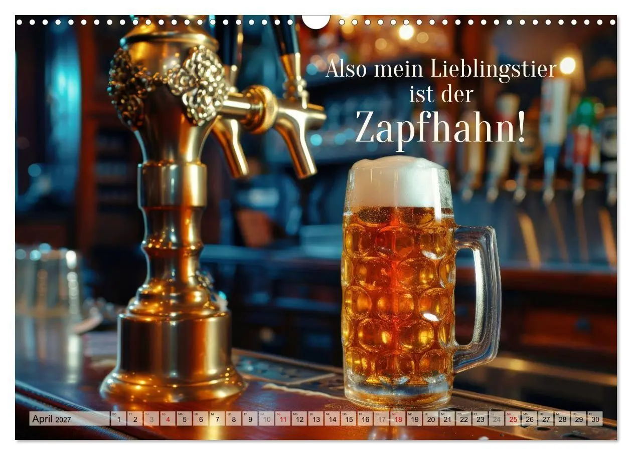 Bild: 9783569176249 | Ich brauch mehr Vitamin Bier (Wandkalender 2027 DIN A3 quer),...