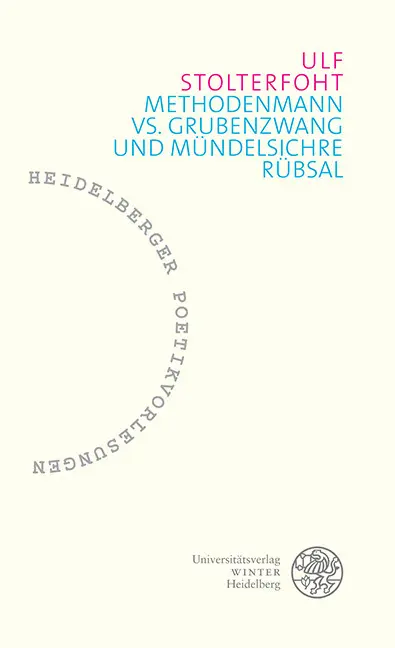 Cover: 9783825346249 | Methodenmann vs. Grubenzwang und mündelsichre Rübsal | Ulf Stolterfoht