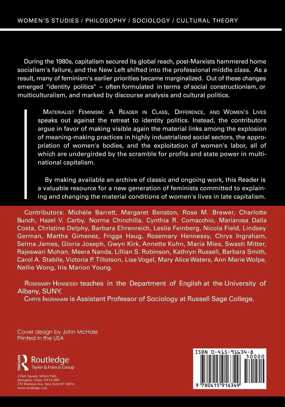 Rückseite: 9780415916349 | Materialist Feminism | Rosemary Hennessy (u. a.) | Taschenbuch | 1997