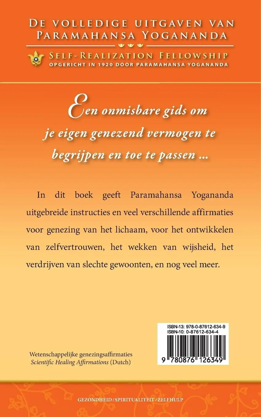 Rückseite: 9780876126349 | Wetenschappelijke Genezingsaffirmaties - Scientific Healing...