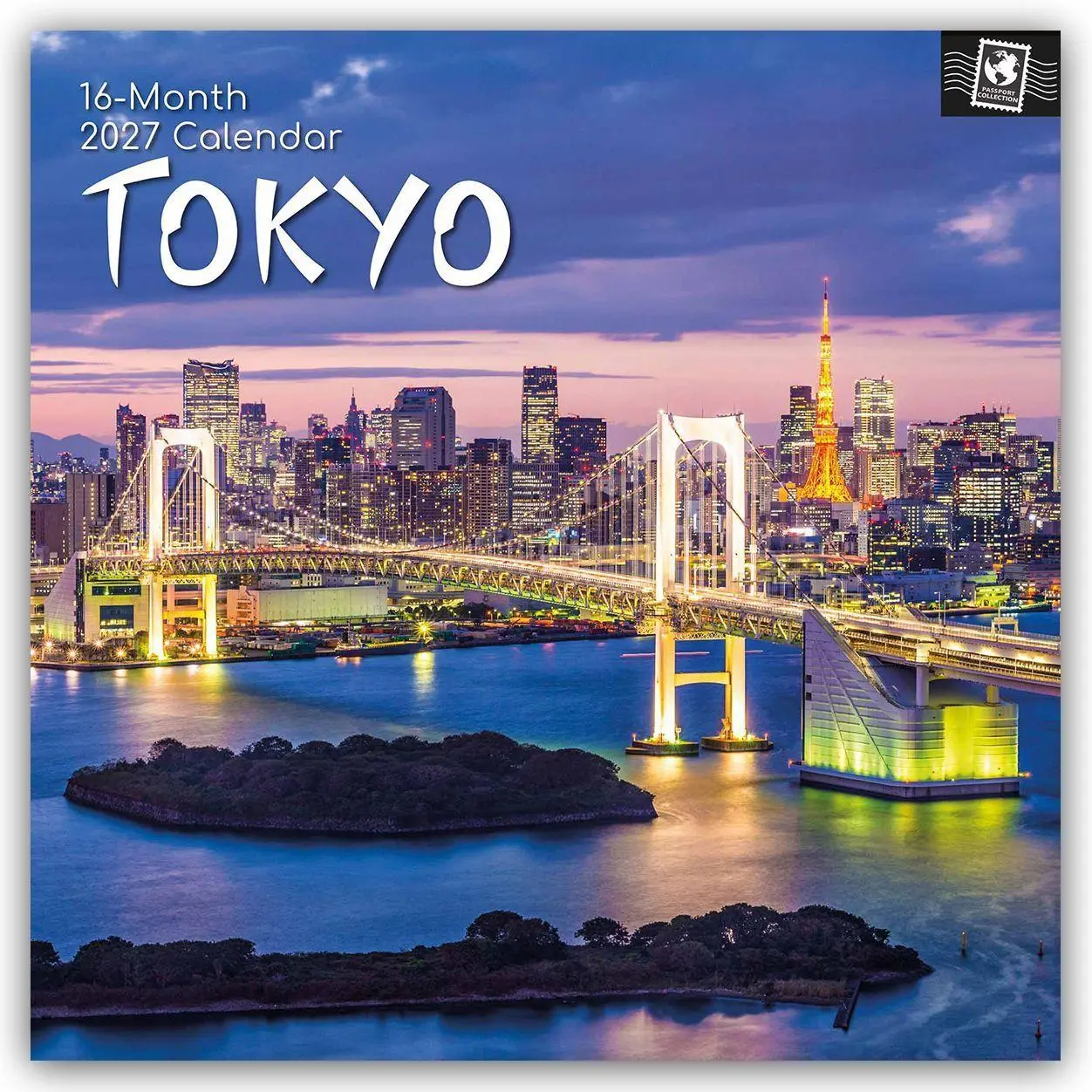 Cover: 9781805976349 | Tokyo - Tokio 2027 - 16-Monatskalender | Gifted Stationery Co. Ltd