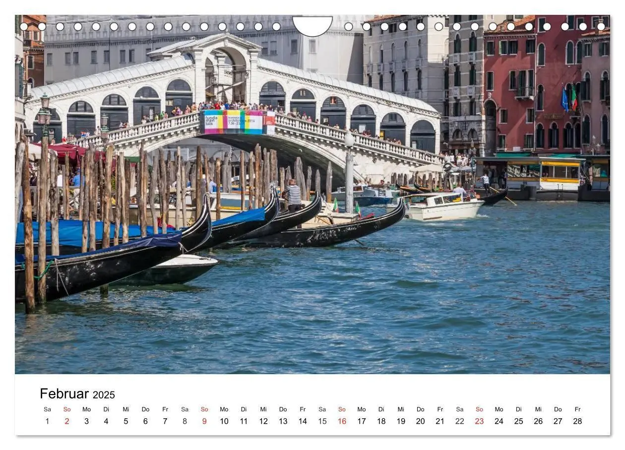 Bild: 9783435656349 | Die Attraktionen von Venedig (Wandkalender 2025 DIN A4 quer),...