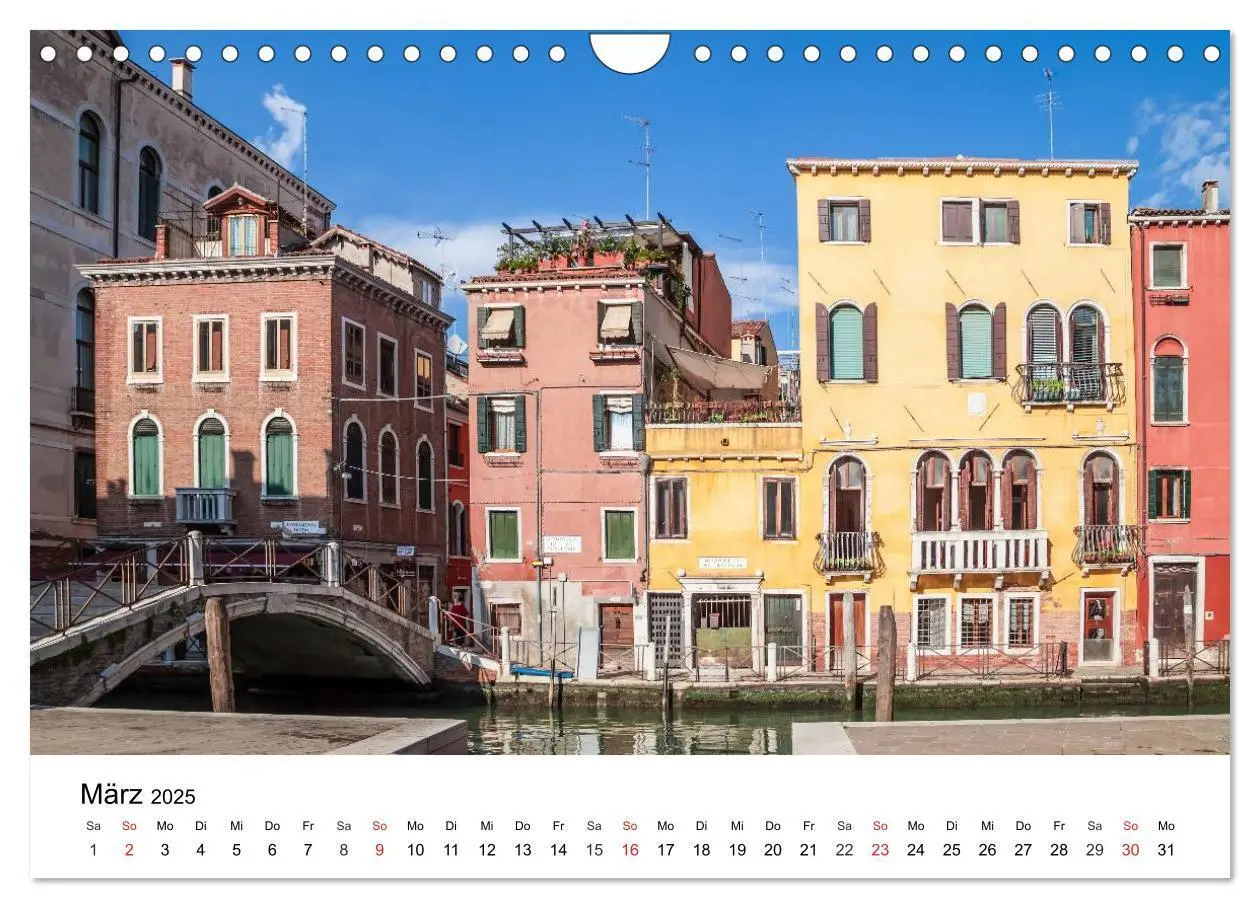 Bild: 9783435656349 | Die Attraktionen von Venedig (Wandkalender 2025 DIN A4 quer),...