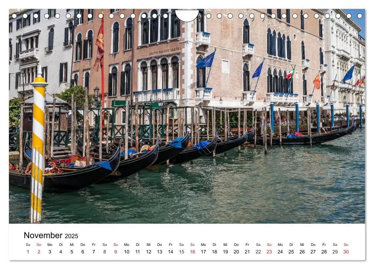 Bild: 9783435656349 | Die Attraktionen von Venedig (Wandkalender 2025 DIN A4 quer),...