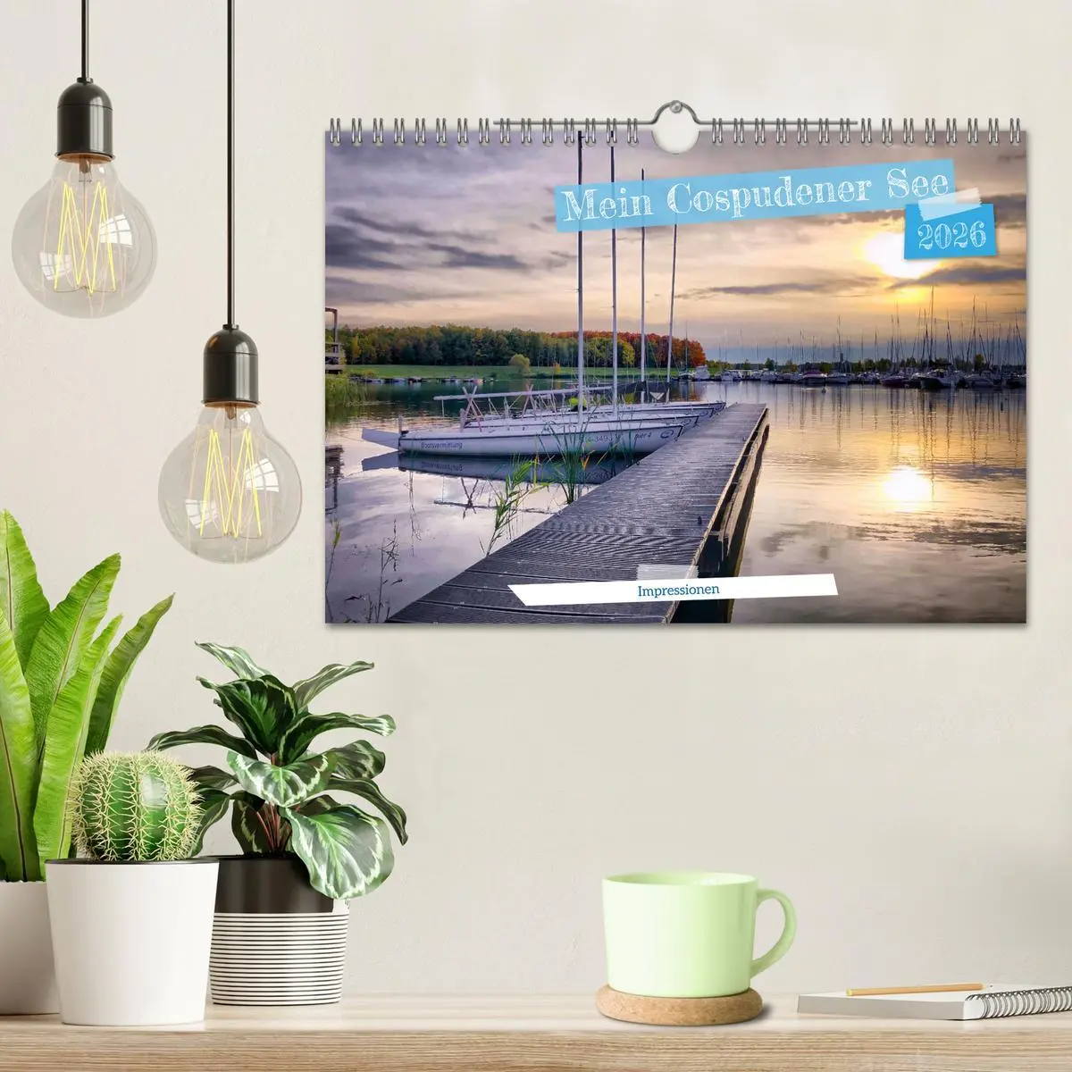 Bild: 9783457366349 | Mein Cospudener See (Wandkalender 2026 DIN A4 quer), CALVENDO...