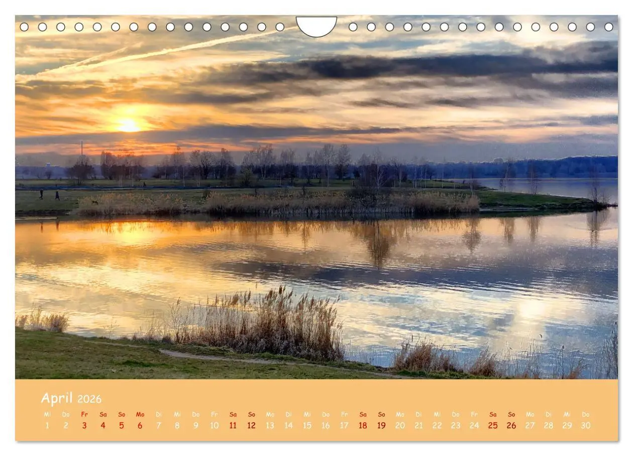 Bild: 9783457366349 | Mein Cospudener See (Wandkalender 2026 DIN A4 quer), CALVENDO...
