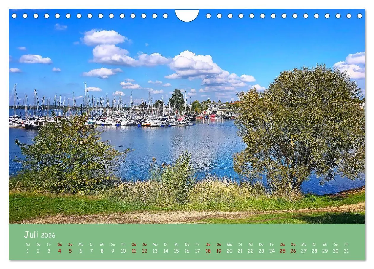 Bild: 9783457366349 | Mein Cospudener See (Wandkalender 2026 DIN A4 quer), CALVENDO...