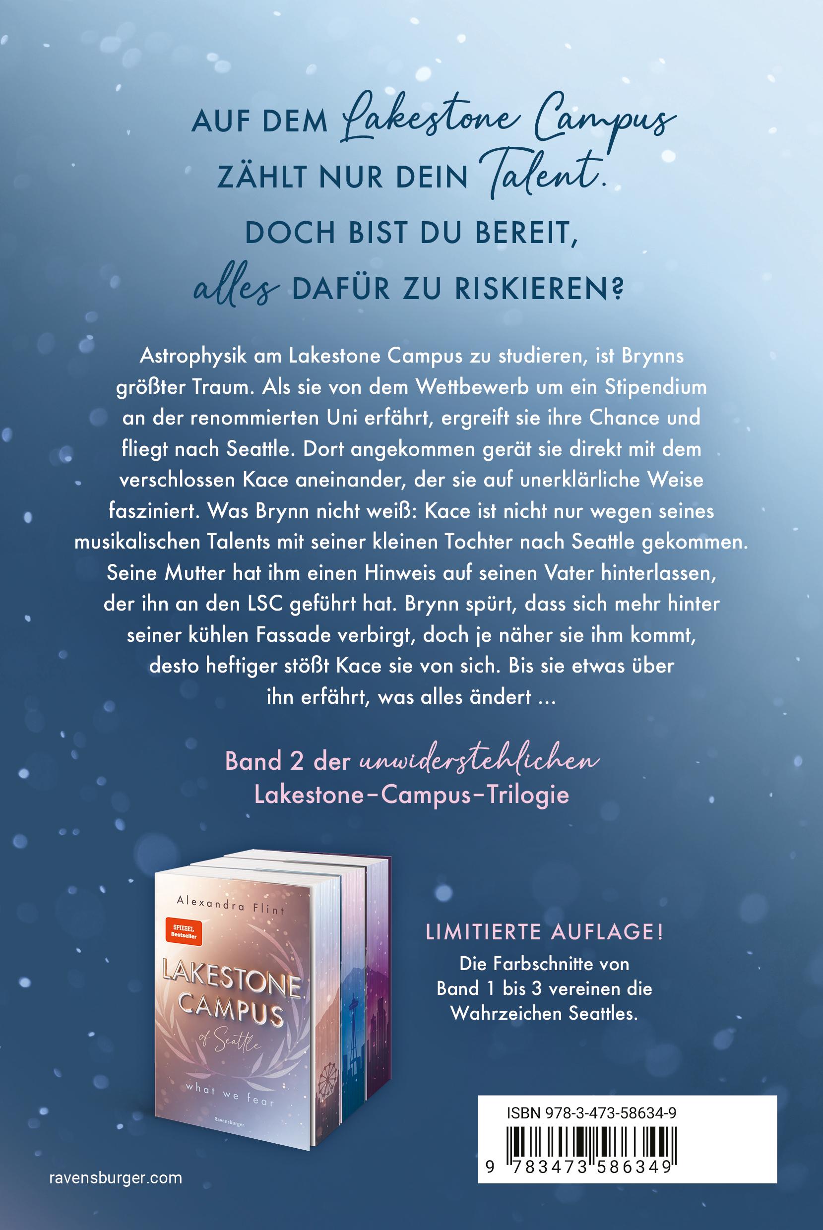 Rückseite: 9783473586349 | Lakestone Campus of Seattle, Band 2 - What We Lost | Alexandra Flint