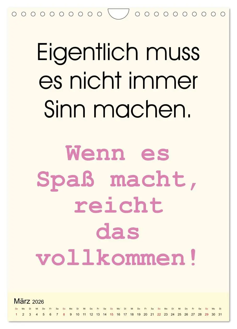 Bild: 9783516386349 | Sprüche-Kalender. Lustiges für die Familie! (Wandkalender 2026 DIN...